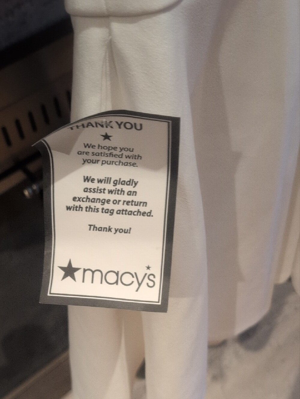 Macy's Cream Lace-Back Slip Dress - Picture 3 of 4